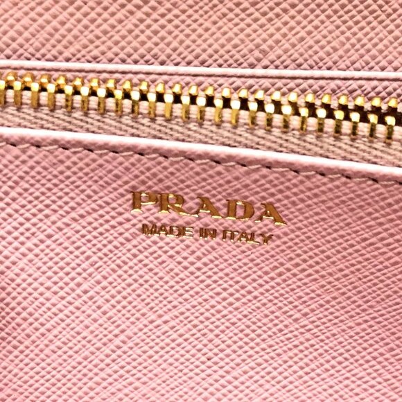 PRADA 1ML506 logo Zippy Wallet Zip Around Long Wallet - Picture 5 of 12